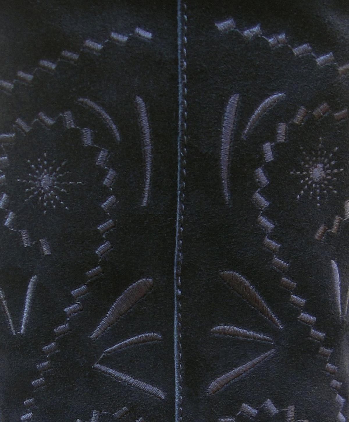 Black Suede Leather Boots