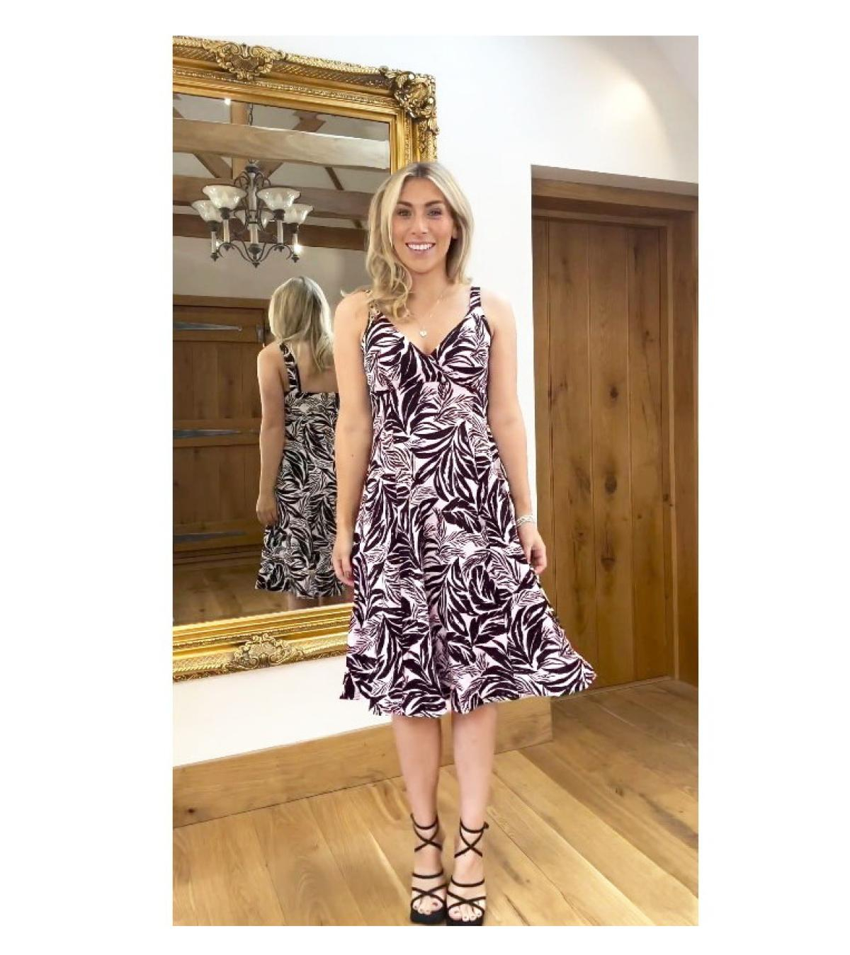 Pastel Pink Strappy Dress