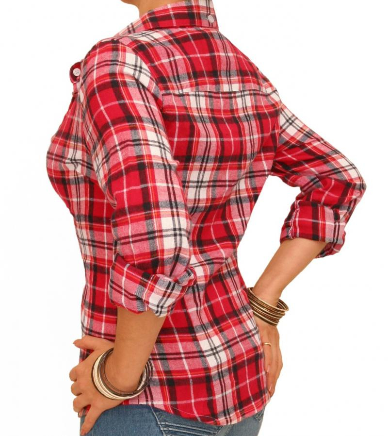 Red and White Checked Shirt