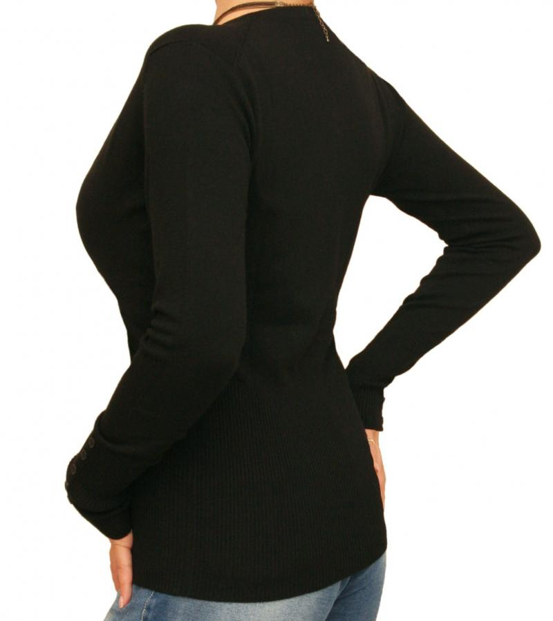 Black Button up Cardigan