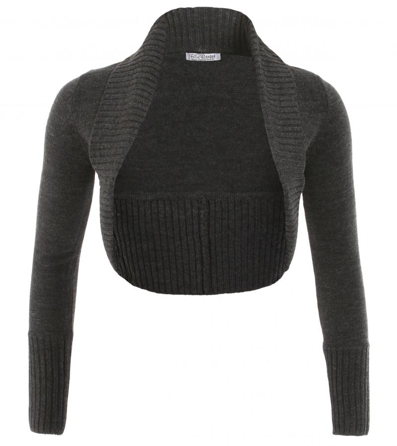 Grey Long Sleeved Shrug