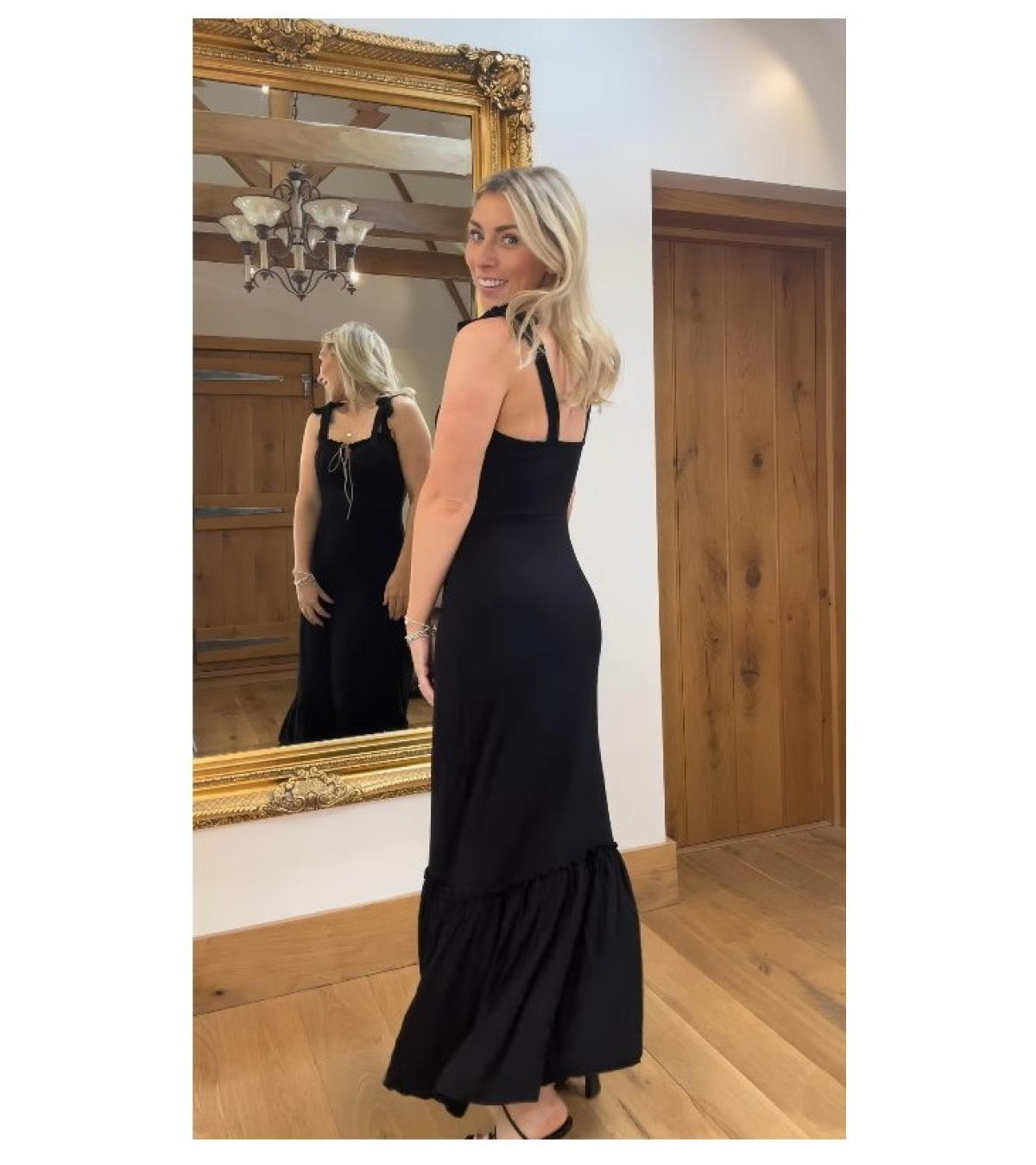 Black Gypsy Style Maxi Dress