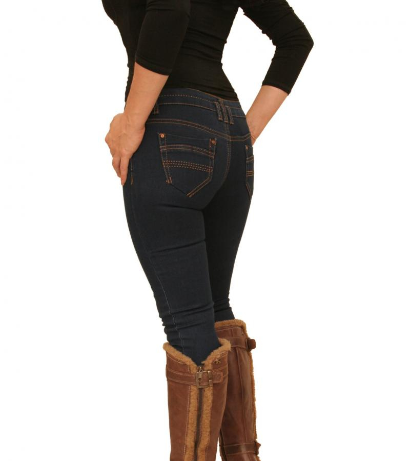 Navy Blue Super Skinny Jeans