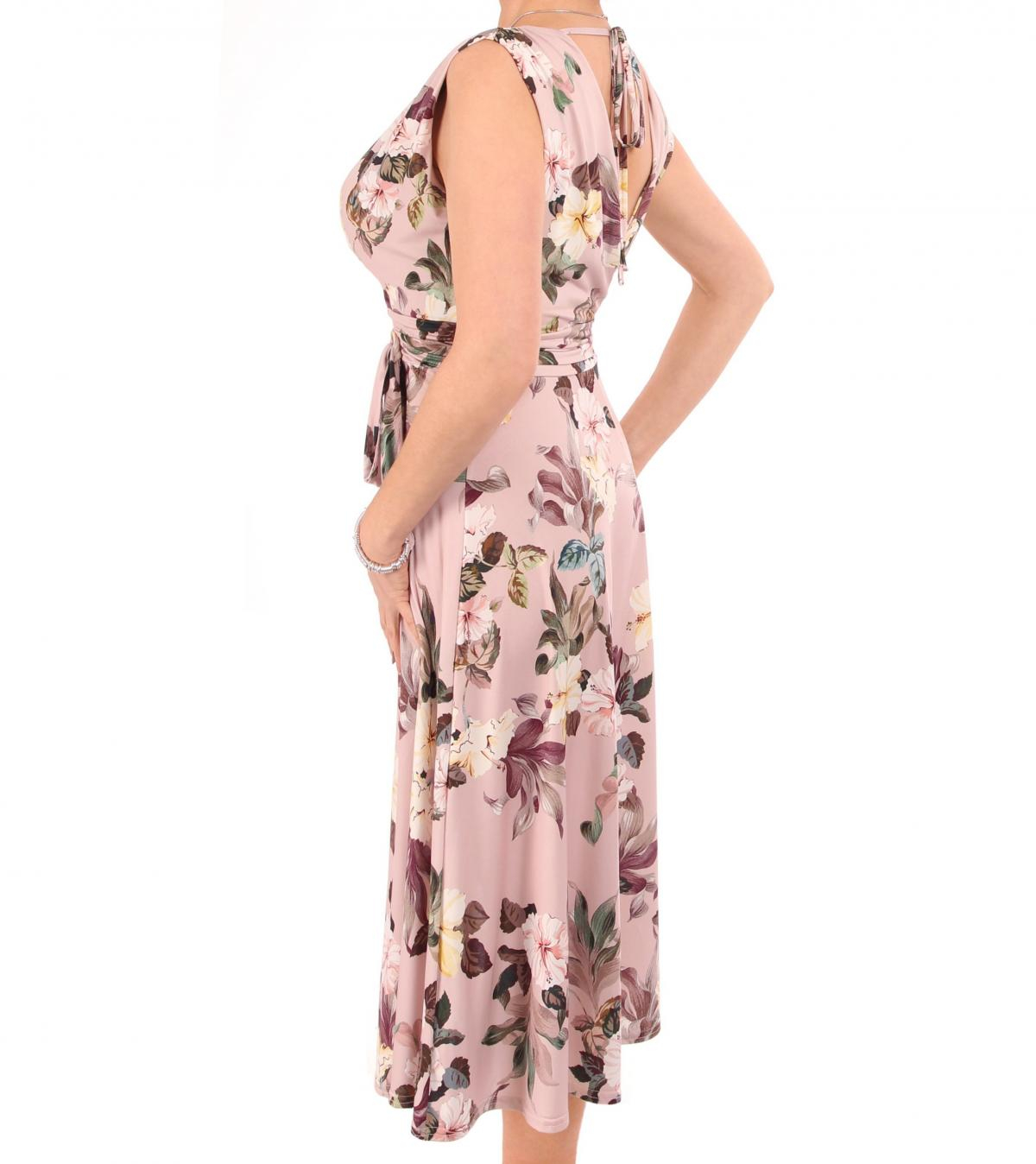 Vintage Rose Fit and Flare Dress