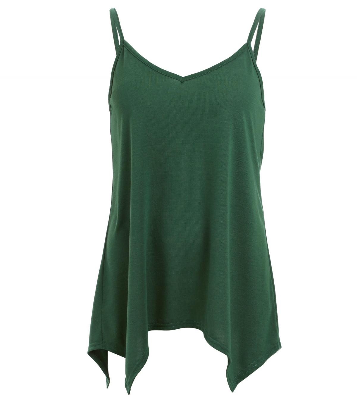 Forest Green Strappy Swing Top