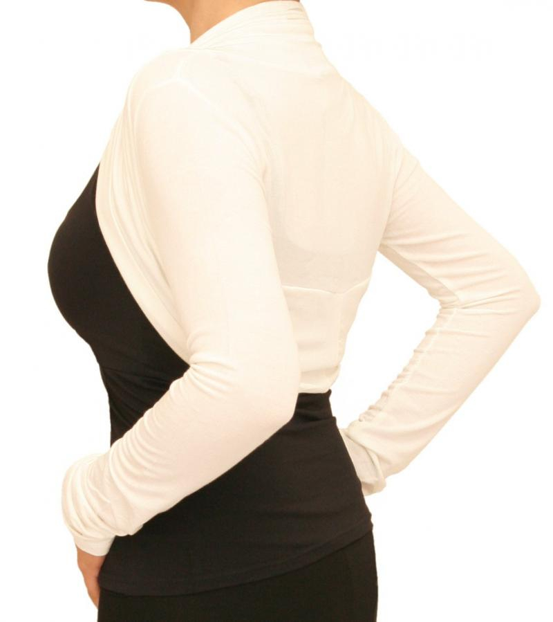 Ivory Fine Knit Shrug