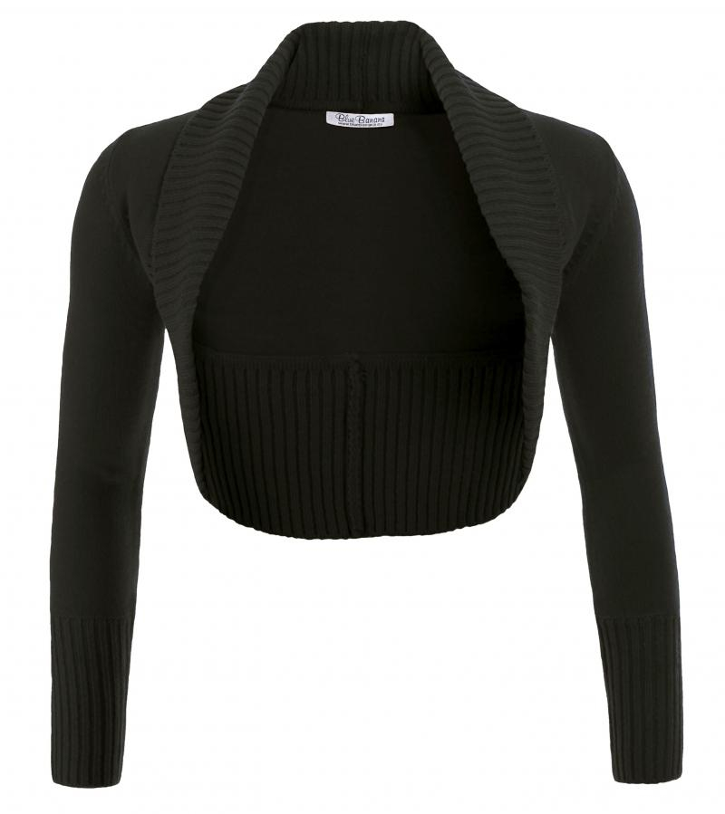 Black Long Sleeved Shrug