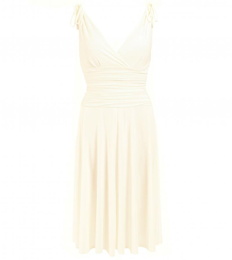 Ivory Grecian Style Dress