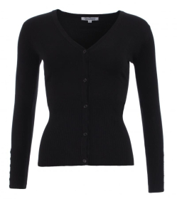 Black Button up Cardigan