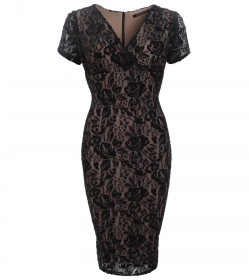 Black Burnout Velour Dress