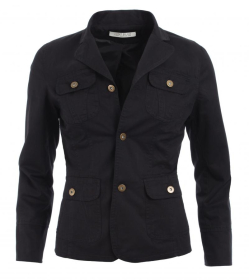 Fully Lined Black Jacket with Pockets
