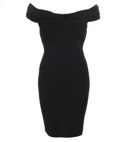 Black off the Shoulder Dress