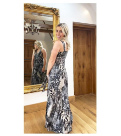 Animal Print Maxi Dress