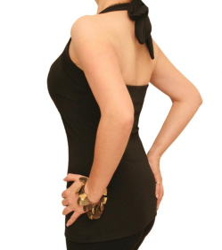 Zip Up Halter Neck Top