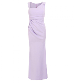 Lilac Ruched Maxi Dress - Tall