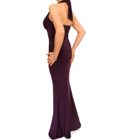 Red Full Length Evening Dress