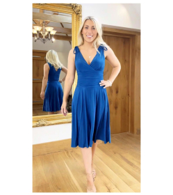 Blue Grecian Style Dress